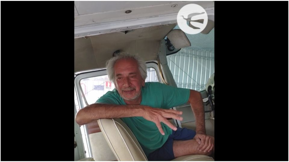 El piloto de avión, Fernando Roig, recuerda con exactitud los detalles cuando conoció a José Luis Cabezas.