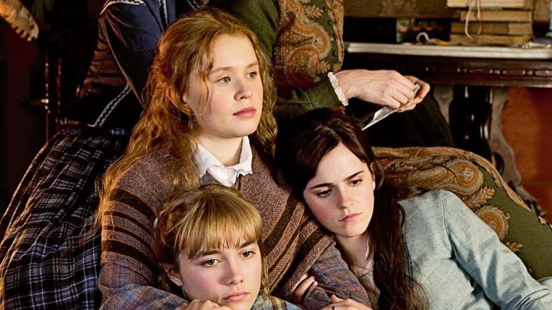 Escena clásica de "Mujercitas" en la película de Herwig. | Foto:Cedoc