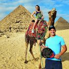 La excéntricas vacaciones de Lisandro Borges y Mariana Gersztein en Egipto