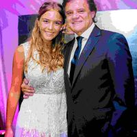 Todas las fotos de Vidal y Quique Sacco en el cumple de 15 de la ahijada del periodista