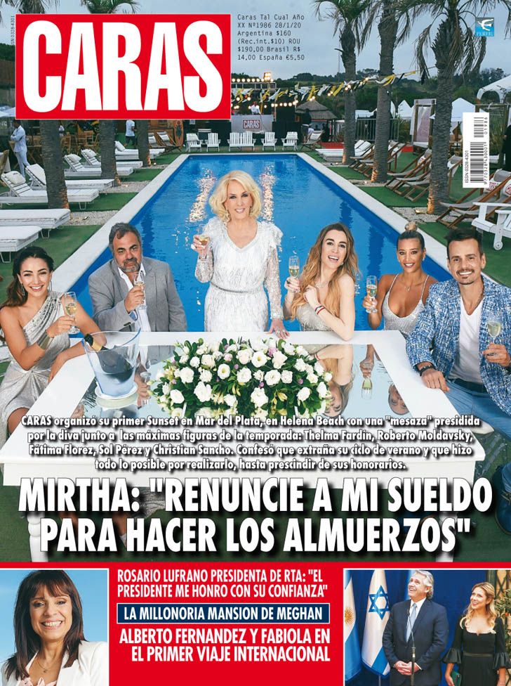 Mirtha Legrand: "Renuncié a mi sueldo para hacer los almuerzos"