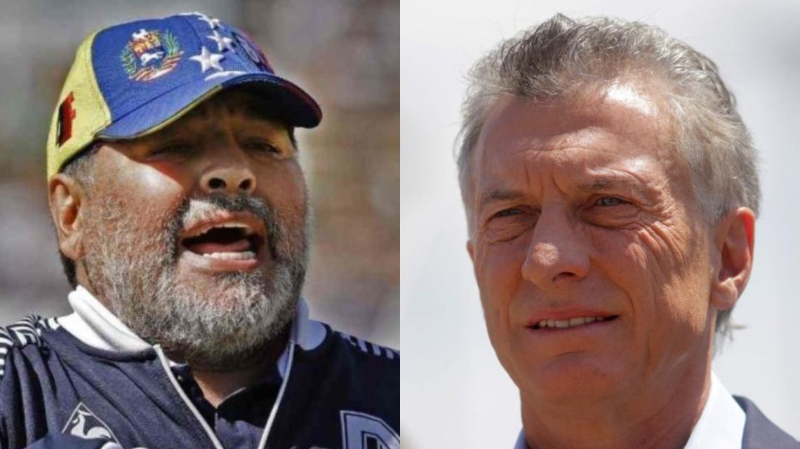 Maradona Macri | Foto:Cedoc