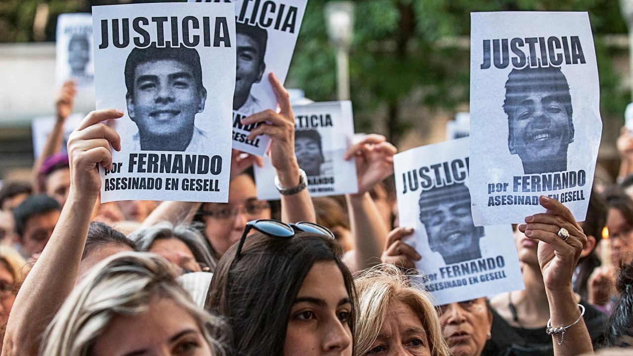 La familia y amigos de Fernando Báez Sosa pidieron Justicia. | Foto:Juan Ferrari