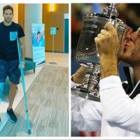 La primera imagen de Juan Martín Del Potro tras su operación de rodilla