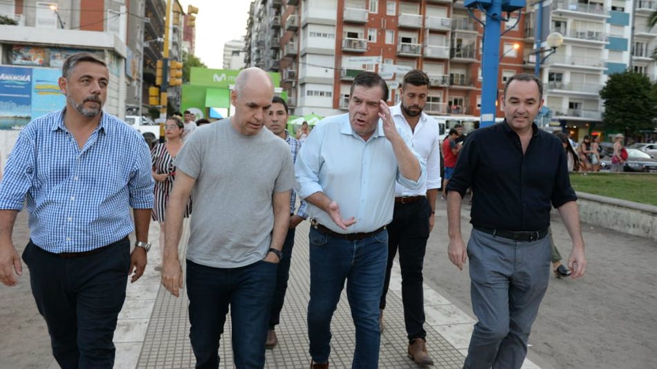 Horacio Rodríguez Larreta, en Mar del Plata.