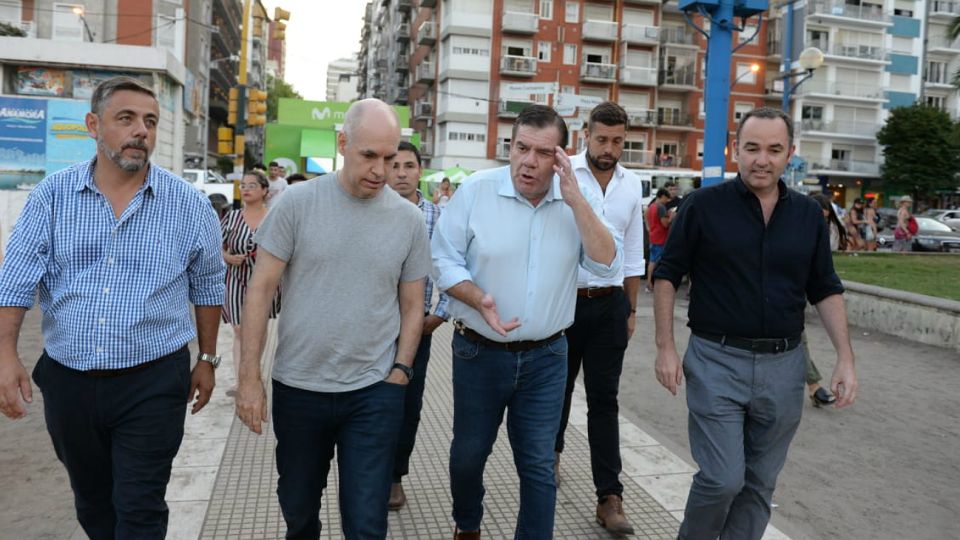 Horacio Rodríguez Larreta, en Mar del Plata.