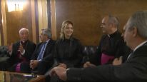  Así fue el paso de Fabiola Yáñez junto a Alberto Fernández por el Vaticano