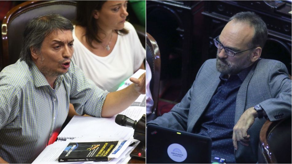 Fernando Iglesias quiso rebatir los números que presentó Máximo Kirchner durante su intervención.