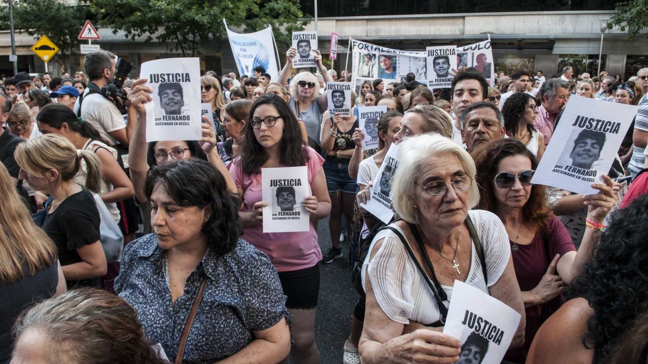 Pedido justicia Fernando Báez Sosa | Foto:Juan Ferrari