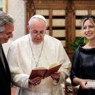 Fabiola Yañéz dio cátedra de elegancia con su atuendo para visitar al Papa Francisco