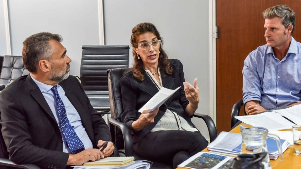Alejandro Vanoli y María Eugenia Bielsa se reunieron en vistas a relanzar el Procrear.