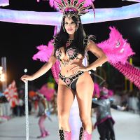 Charlotte Caniggia participó del Carnaval de Dolores e hizo un inesperado anuncio