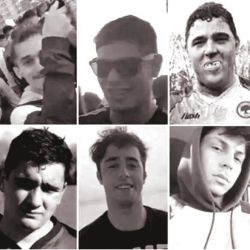 The 10 rugby players accused of murdering Francisco Báez Sosa.