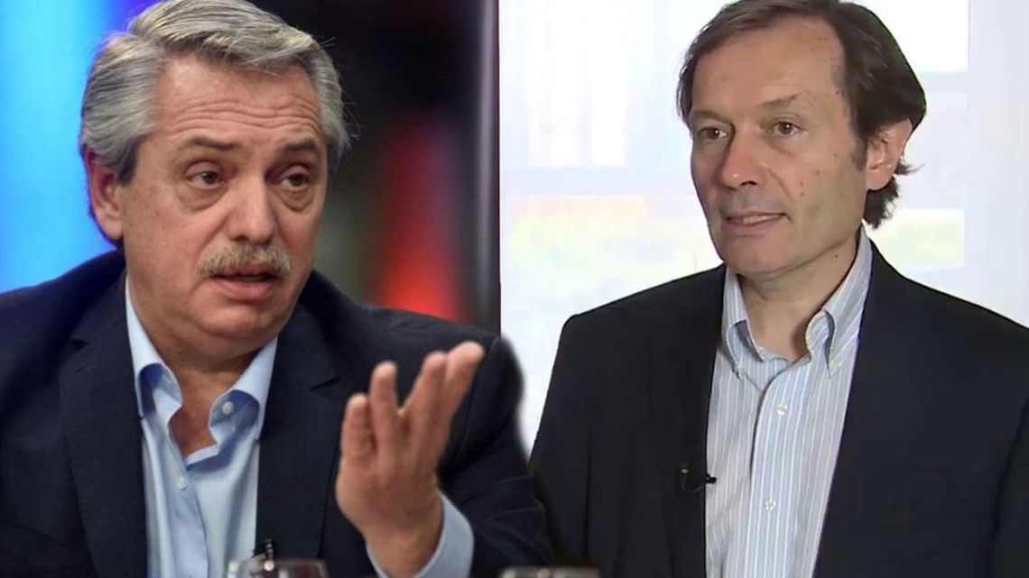 Alberto Fernández y Gustavo Beliz | Foto:cedoc