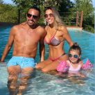 Las paradisíacas vacaciones de Floppy Tesouro en Panamá con su marido y su hija