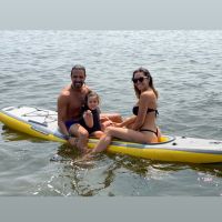 Las paradisíacas vacaciones de Floppy Tesouro en Panamá con su marido y su hija