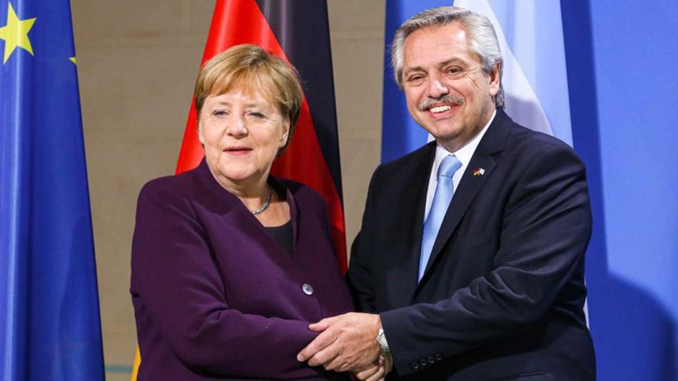 Alberto Fernández Ángela Merkel 03022020