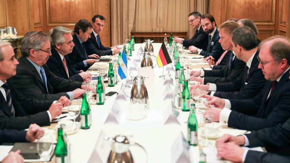 El presidente Fernández se reunió con líderes de empresas alemanas que invierten en Argentina.