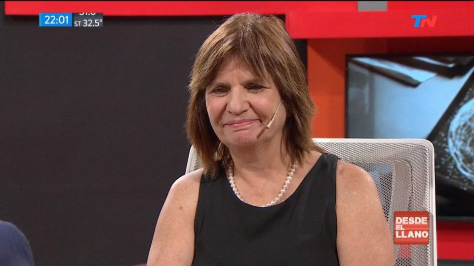 Patricia Bullrich, exministra de Seguridad y presidenta del PRO.