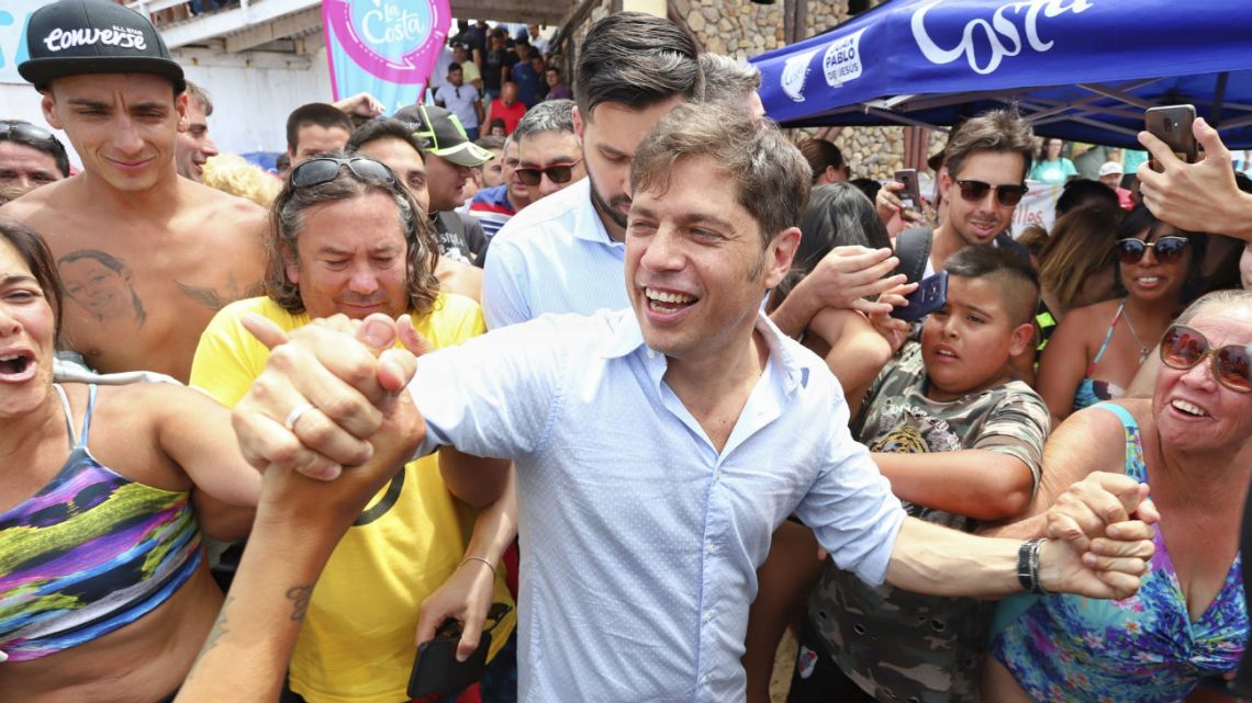 The governor of the province of Buenos Aires, Axel Kicillof, presented this Friday in the town of San Bernardo on January 10 2020