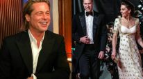 Brad Pitt y la broma que hizo reír al príncipe William y Kate Middleton