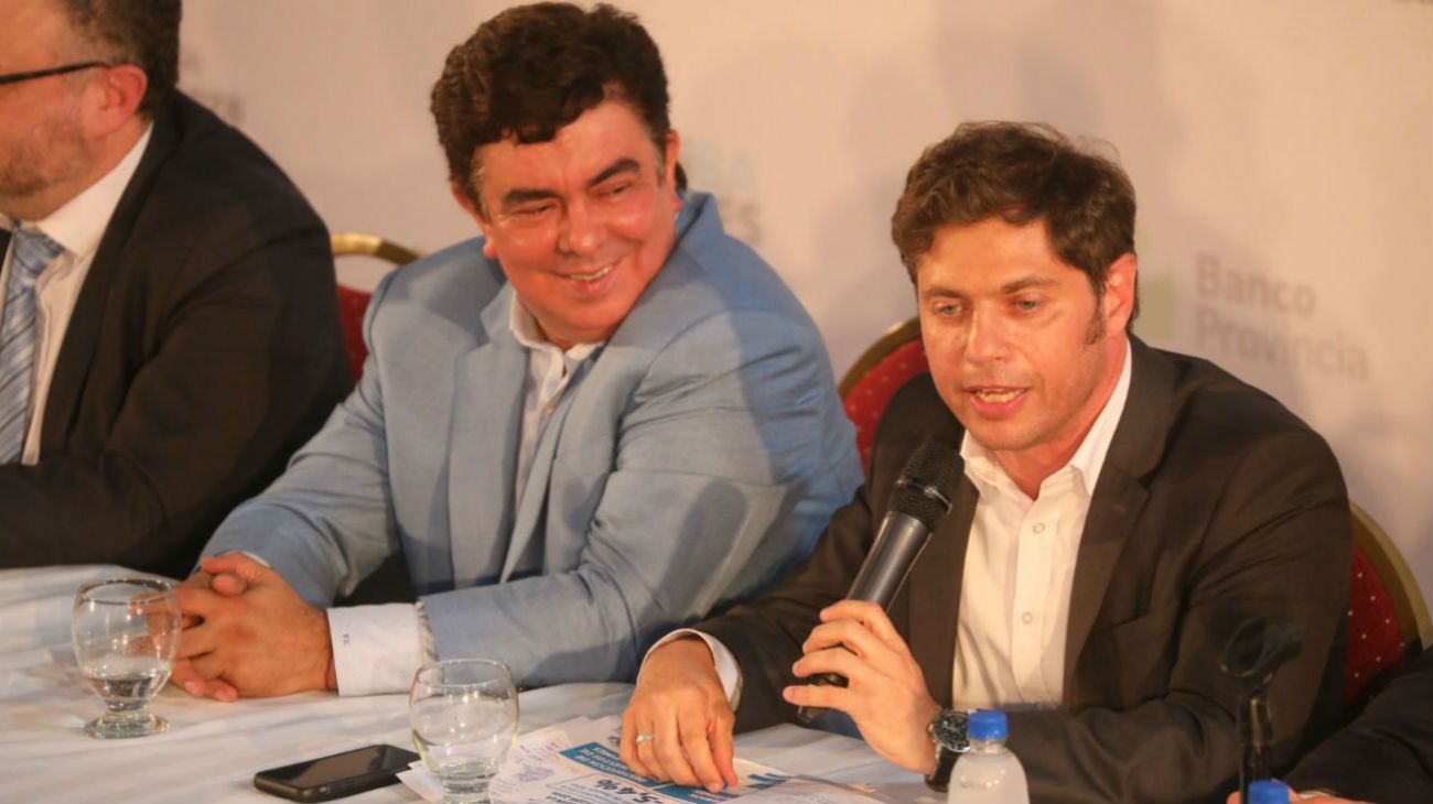 Axel Kicillof presentó el plan "arriba pymes" en La Matanza