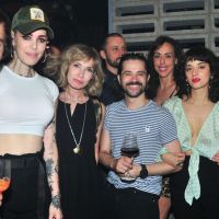 Encuentro cumbre de celebridades en la noche de Buenos Aires