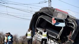 Descarriló un tren en Italia