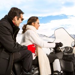 Snowmobile riding (moto de nieve) es una de las actividades fuera del ski que están incluidas en la oferta de Club Med.
