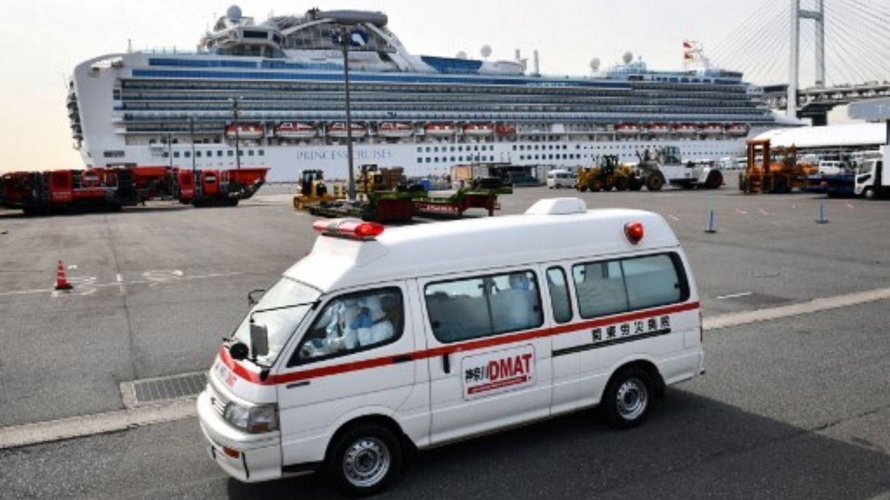 Todas las personas a bordo del crucero fueron puestas en cuarentena. 