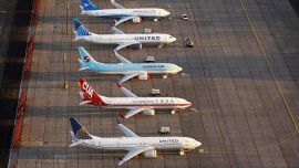 Aviones en el aeropuerto.