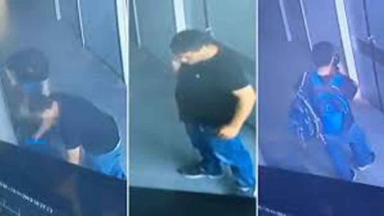 Imprudentes. Ladrones en el Hospital de Niños de La Plata, registrados por una cámara de seguridad antes de robarse un ecógrafo. Para desconectar un aparato de encefalogramas hay que saber cómo funciona para no dañarlo.