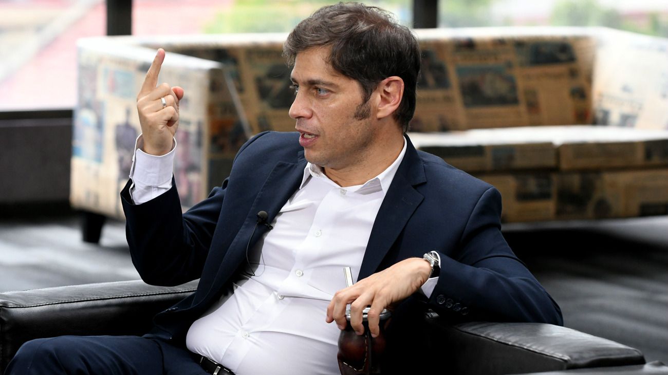 Axel Kicillof, en la entrevista con Jorge Fontevecchia.