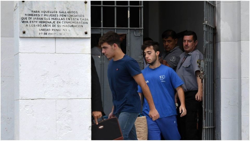 Los rugbiers Juan Pedro Guarino y Alejo Milanesi fueron liberados esta tarde del penal bonaerense de Dolores.