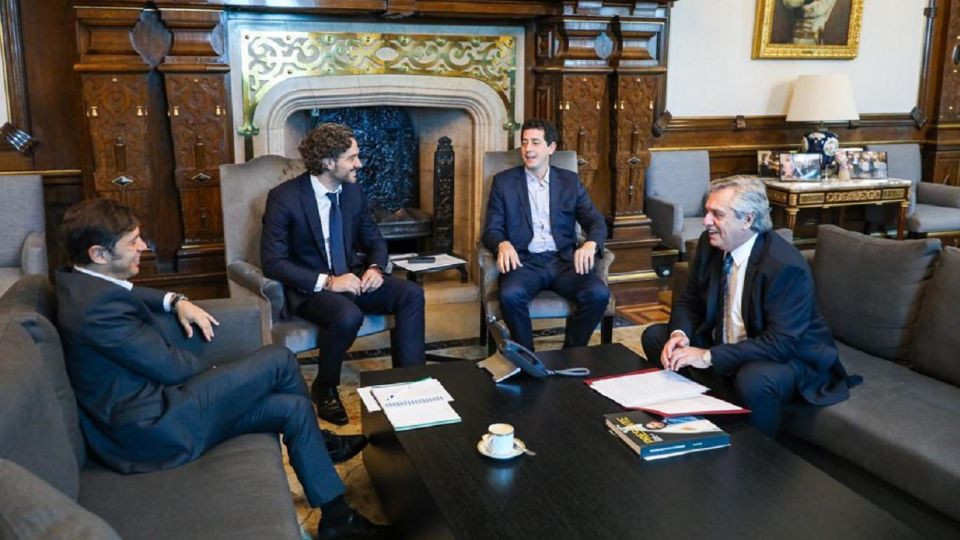 Axel Kicillof y Alberto Fernández