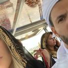 Las lujosas vacaciones del Kun Agüero junto a su novia y su hijo en Abu Dabi