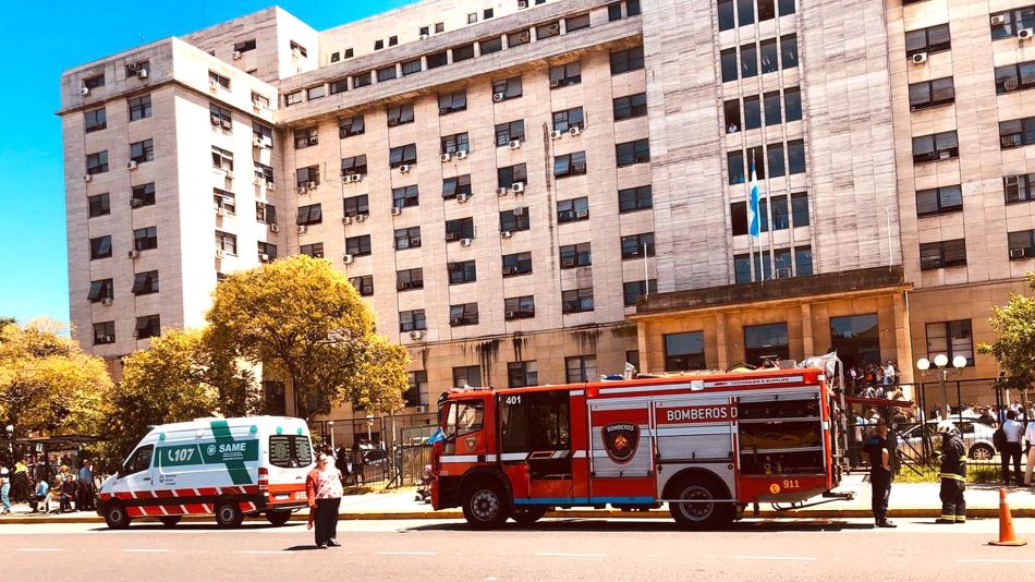 Incendio en Tribunales de Comodoro Py 20200212