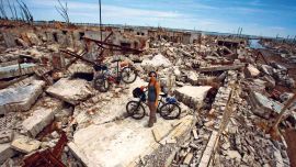 Epecuén nos dio la sensación de estar en un escenario de postguerra.