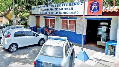 Comisaria septima. El lugar de trabajo del sospechoso.