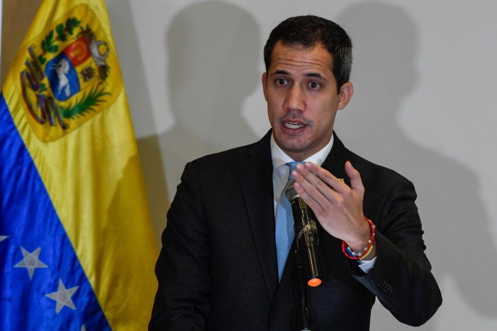 El líder opositor y "presidente encargado" de Venezuela, Juan Guaidó