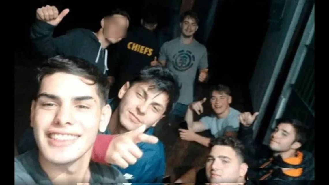 Última selfie de los rugbiers | Foto:cedoc