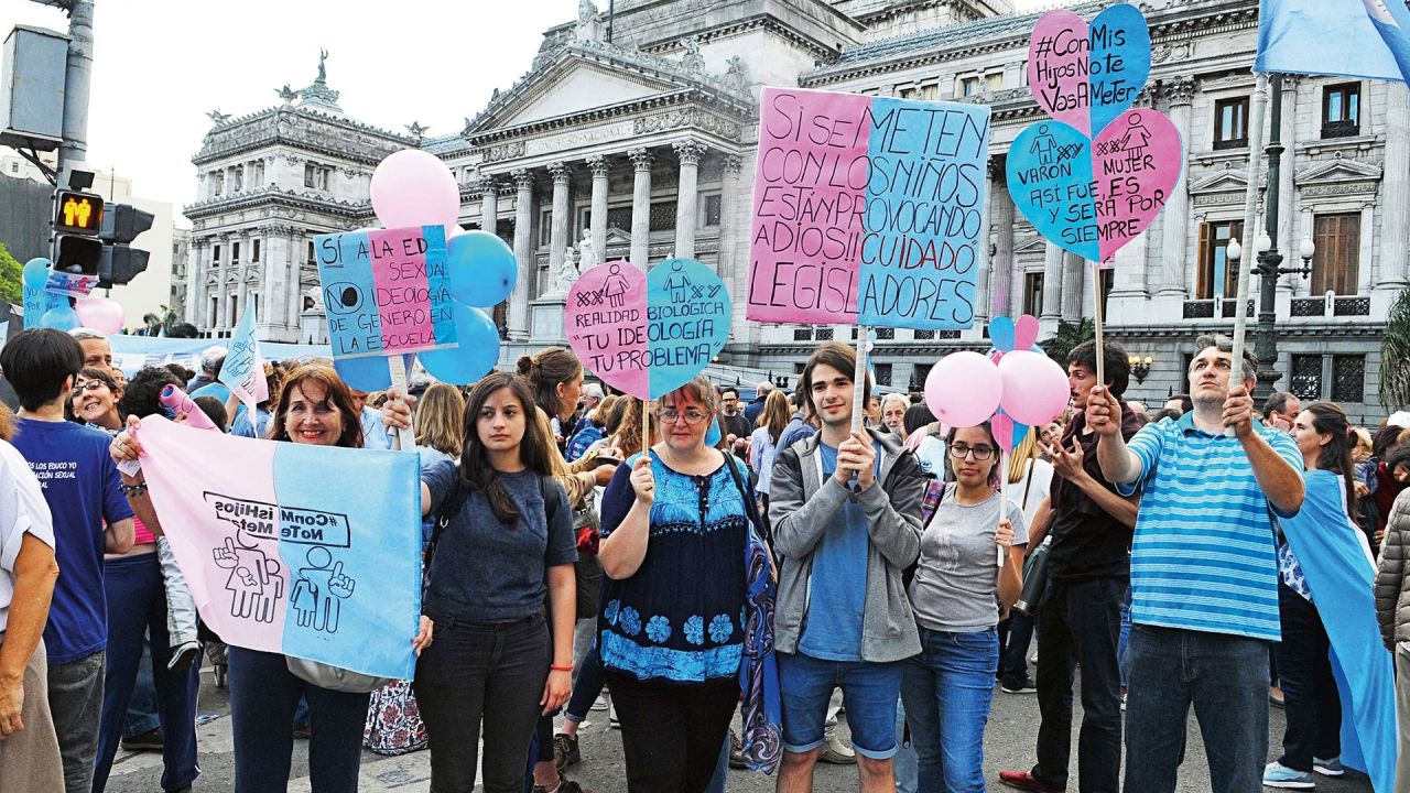 Marcha en contra de la Educación Sexual Integral | Foto:Cedoc