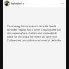 Lizy Tagliani mensaje
