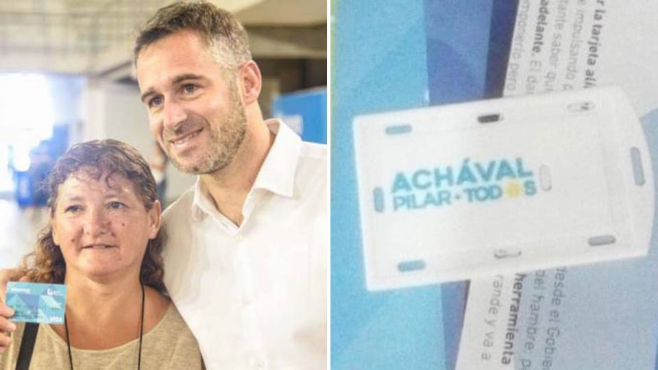 Federico Achával, presente en la primera jornada de entrega de tarjetas AlimentAR