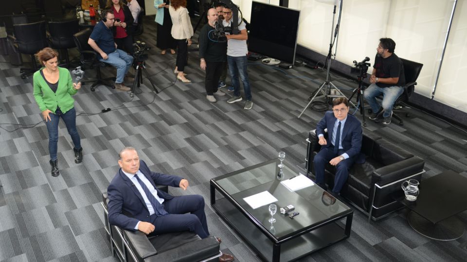 Sergio Berni, en la entrevista con Jorge Fontevecchia.