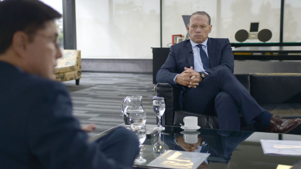 Sergio Berni, en la entrevista con Jorge Fontevecchia.