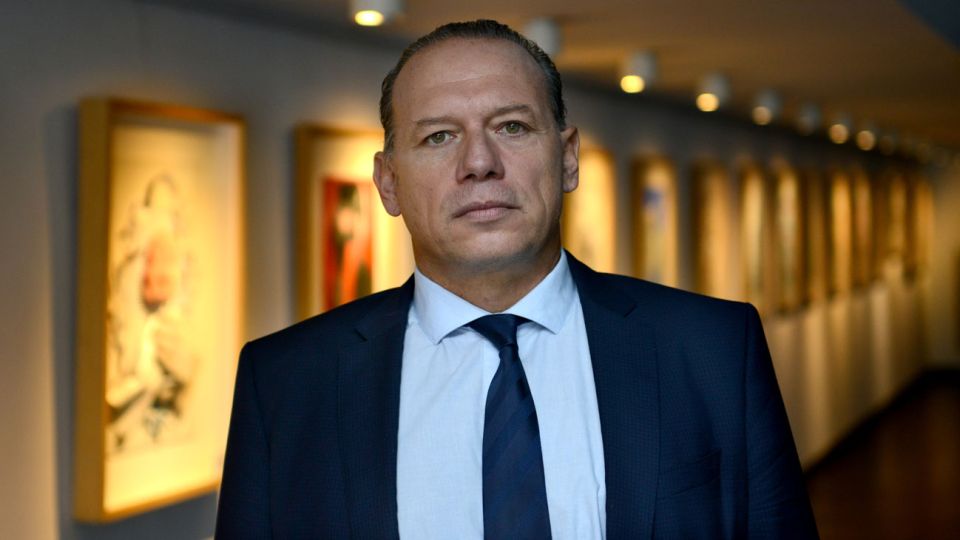 Sergio Berni, en la entrevista con Jorge Fontevecchia.