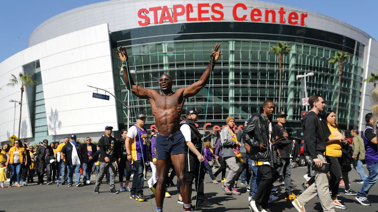 Despedida Kobe y Gigi Bryant
