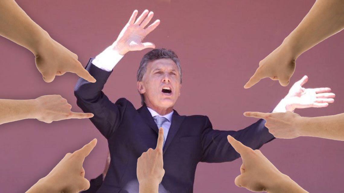 Mauricio Macri señalado | Foto:cedoc