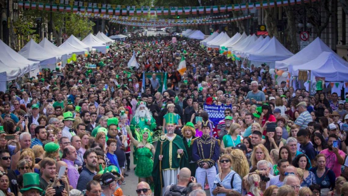 Hundreds celebrated Saint Patrick's day at The Almirante Brown Argentine Irish Association's 2019 parade